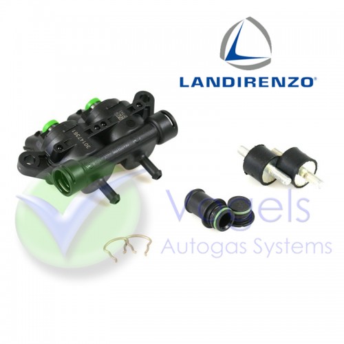 Landi Renzo LPG Injectorrail 2 Cilinder GIRS-12 S Groen