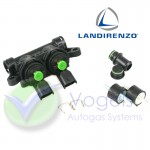 Landi Renzo LPG-Einspritzschiene 2 Zylinder GIRS-12 S Grün