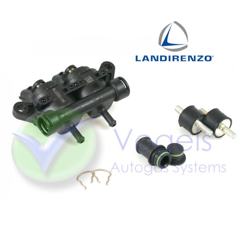 Landi Renzo LPG Injectorrail 2 Cilinder GIRS-12 M Zwart