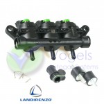 Landi Renzo LPG Injectorrail 3 Cilinder GIRS-12 S Groen