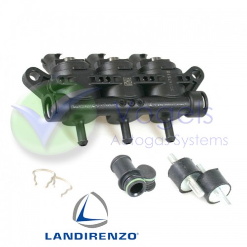 Landi Renzo LPG Injectorrail 3 Cilinder GIRS-12 L Wit