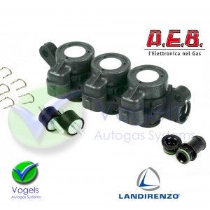 VGI LPG Injectorrail 3 Cil AEB INJ RP3SU - Kunststof versie
