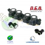 VGI LPG Injectorrail 4 Cil AEB INJ RP4SU - Kunststof versie