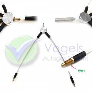 Verdeelset 2 cilinder tbv Flashlube - JLM of Valve Protector Kit - Kies type Aansluiting