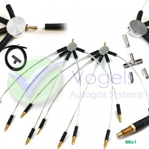 Verdeelset 10 cilinder tbv Flashlube - JLM of Valve Protector Kit - Kies type Aansluiting