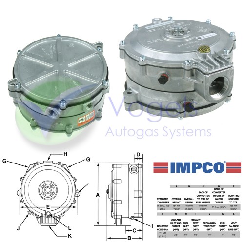 IMPCO Revisieset RK-E t.b.v. Verdamper Model E / EB - Originele Repair kit