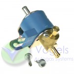 Lovato Petrol shut-off valve 12V incl. mounting material