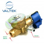 Valtek LPG Gas Absperrventil Typ 07 M10x1 - 6mm Anschluss AMP Stecker