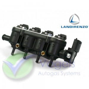 Landi Renzo LPG Injectorrail RGI MED 4 Cil met Druksensor 3,5 bar