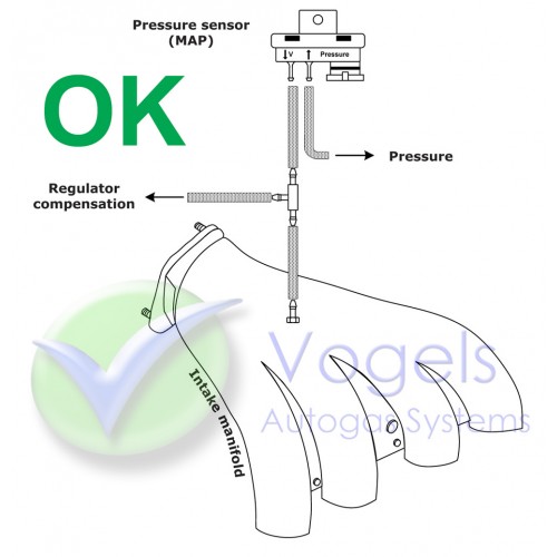 AEB025 H01 MAP & Druksensor Type MP01 - 6mm aansluitingen
