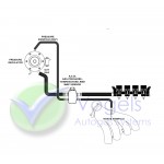 AEB PT-MAP sensor / Pressure sensor Type MP14T EVO-MP01 - 14mm connections