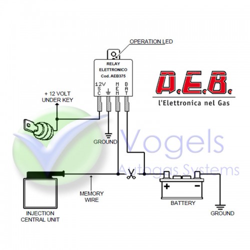 AEB-375 LPG Electronic Reset Relay