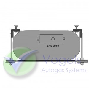 Clamping hook set for installation of LPG Toroidal tank 4-holes.