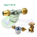 Gasflaschenfilter Typ F-701-B mit Shell G.12 Anschlüssen