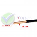 Bördelverschraubung 8mm 5/16" UNF - Bördelanschluss für 8mm Kupferrohr