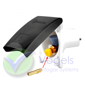 Truma Gas Buitenaansluiting met kraan + Snelkoppeling tbv Gasafname