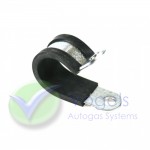 Pipe bracket steel with plastic protective layer for Gas pipe Ø8.5mm