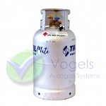 Aluminum LPG-Gas Bottle 27 Liter MultiValve with 80% Filling Stop