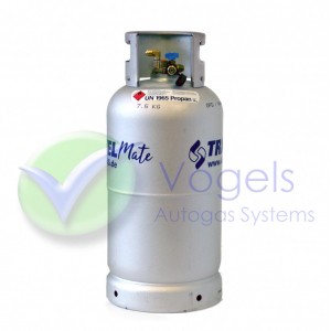 Aluminium LPG-Gasflasche 33 Liter MultiValve mit 80% Füllstopp