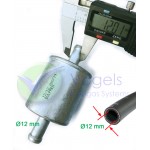 LPG-Gasfilter Typ F781 Ø12/12mm