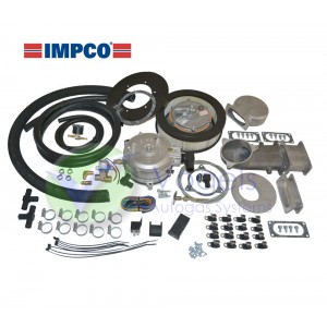 IMPCO LPG Motorset with Arm next to the carburetor for V8 engine