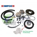 IMPCO LPG Motorset TBI/DFI mit 300-A-Mischer auf dem Dual-Point-Injection-Drosselklappengehäuse