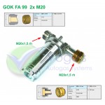 GOK Caramatic Connect Clean Hoge druk filter M20 x1.5 aansluitingen