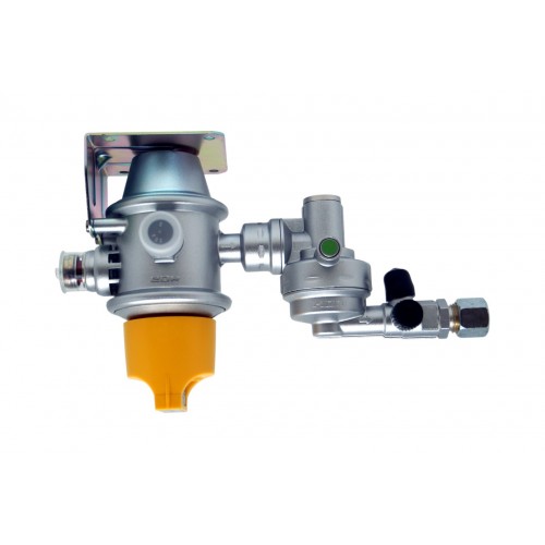 GOK Caramatic DriveTwo pressure regulator 30mbar 1.5kg/h - with Crash sensor Horizontal