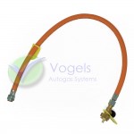 Truma Hogedruk gasslang G.36 x G.12 met Breukventiel - 450mm Lengte