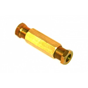 Coupling 2 x Ø6 mm (M10x1)compression + union nut