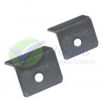 Universal Steel angle brackets for extra tension strap mounting on tank frame