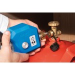 GOK Caramatic SafeDrive Drukregelaar 30mbar 1.5kg/h - G.12 KLF x RVS10/8mm SV aansluiting - met Crashsensor