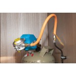 GOK Caramatic SafeDrive Pressure regulator 30mbar 1.5kg/h - G.12 KLF x RVS10/8mm SV connection - with Crash Sensor