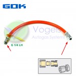GOK Caramatic SafeDrive Pressure regulator 30mbar 1.5kg/h - G.12 KLF x RVS10/8mm SV connection - with Crash Sensor