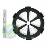 Mopeka zelfklevend frame voor Pro Check niveausensor onder Aluminium gasflessen