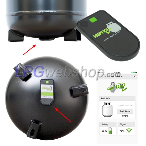 MOPEKA Bluetooth niveausensor met magneet voor stalen LPG-tanks en Gasflessen