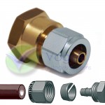 Kupplungsstück M20x1,5 für LPG-Flexrohr FARO 8mm