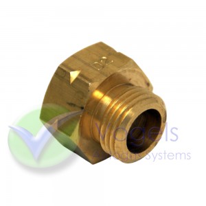 Gas Bottle Adapter D2 - Female W21,8x1/14 LH x Male W20x1/14 LH G.1