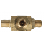 T-stuk 8x8x8 mm incl. terugslagklep