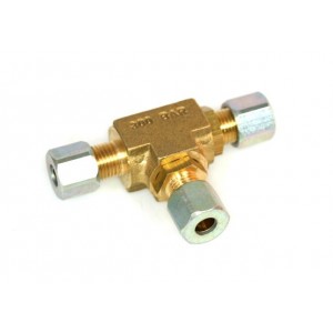 T-stuk 8x8x8 mm incl. terugslagklep