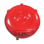 GZWM LPG-Radmuldentank Brenngas 4-Loch 63 Liter (Ø650x230) Inkl. Ventile - Armaturenkasten optional