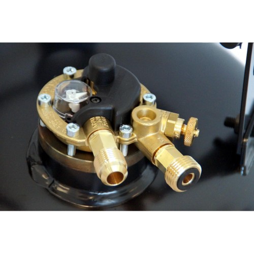 CAMPKO Staal LPG-Gasfles Multivalve 36 Liter met 80% Vulstop - Hervulbare