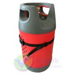 Montagehalterung mit Spannband Universal für Gasflasche