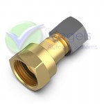 Verloop M20 x 8mm knelkoppeling tbv M20 ingang drukregelaar