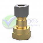 Adapter M20 x 8 mm Klemmverschraubung für M20 Eingangsdruckregler