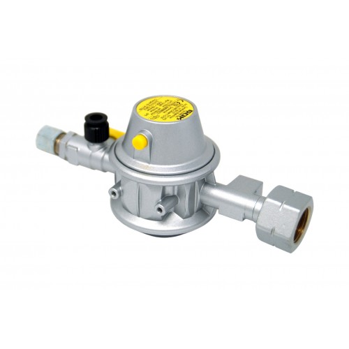 Druckregler GOK EN61-DS Caramatic BasicOne 30mbar 1.5kg/h - Shell Komb.A W21,8 x RVS 8mm