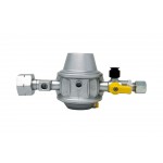 Druckregler GOK EN61-DS Caramatic BasicOne 30mbar 1.5kg/h - Shell Komb.A W21,8 x RVS 8mm