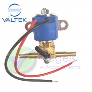 Valtek Benzine afsluiter Type 16 messing 2 weg voor 6/8mm aansluitingen