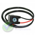 Valtek Magnetspule 12V 11W Schwarz für Type 74 BFC Entnahmeventil. Ausgestattet mit Anschlussdraht.