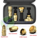 LPG-Tankadapter-Set M10 – 4x Tankanschlüsse für alle EU im koffer